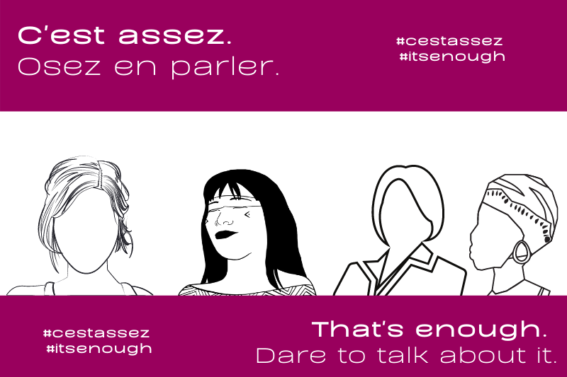 C'est assez.Osez en parler. 